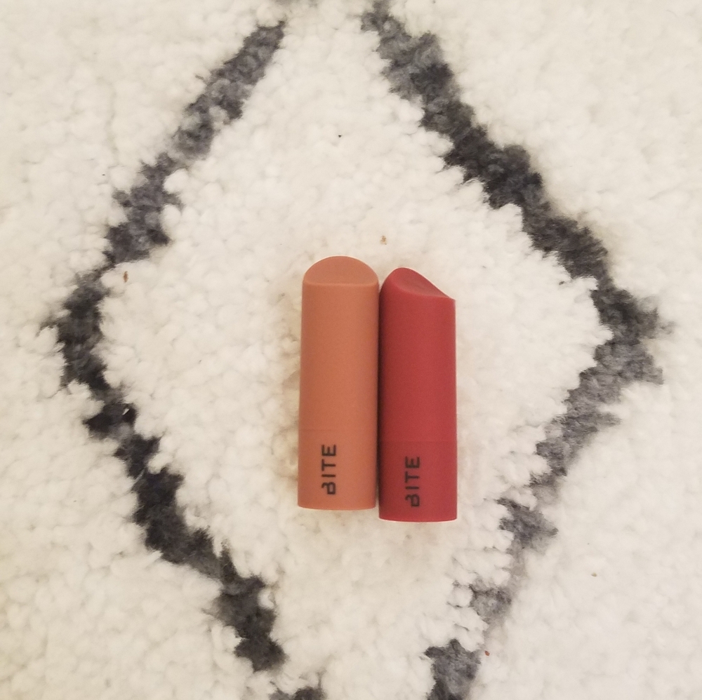 2 like new Bite Beauty Mini lipsticks